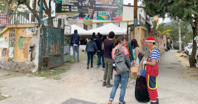 Entrada a la feria de La Floresta